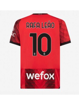 AC Milan Rafael Leao #10 Replika Hemmakläder 2023-24 Kortärmad